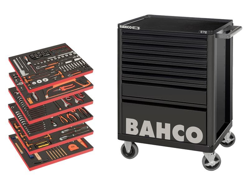 Bahco LARGE Large Tool Trolley General Purpose Tool Kit 346 Piece