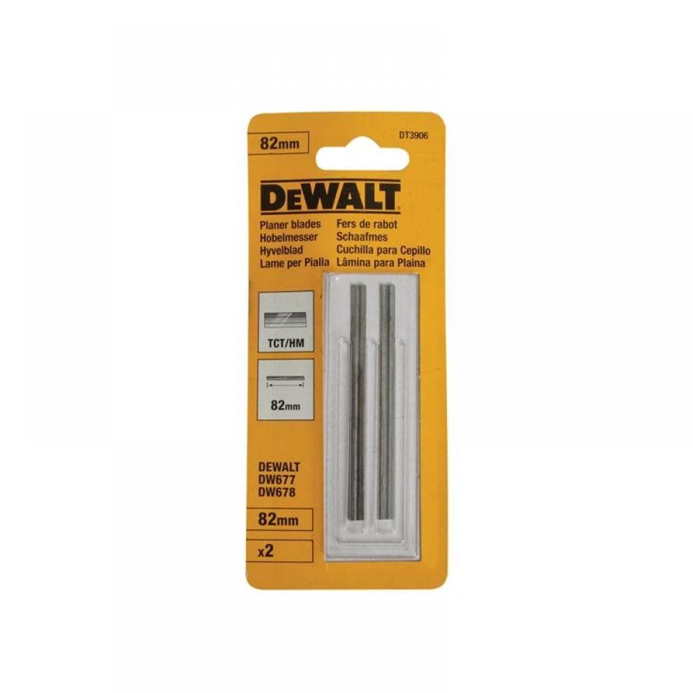 Dewalt DT3906-QZ Dt3906 Tct Reversible Planer Blades 82Mm (Pack 2)