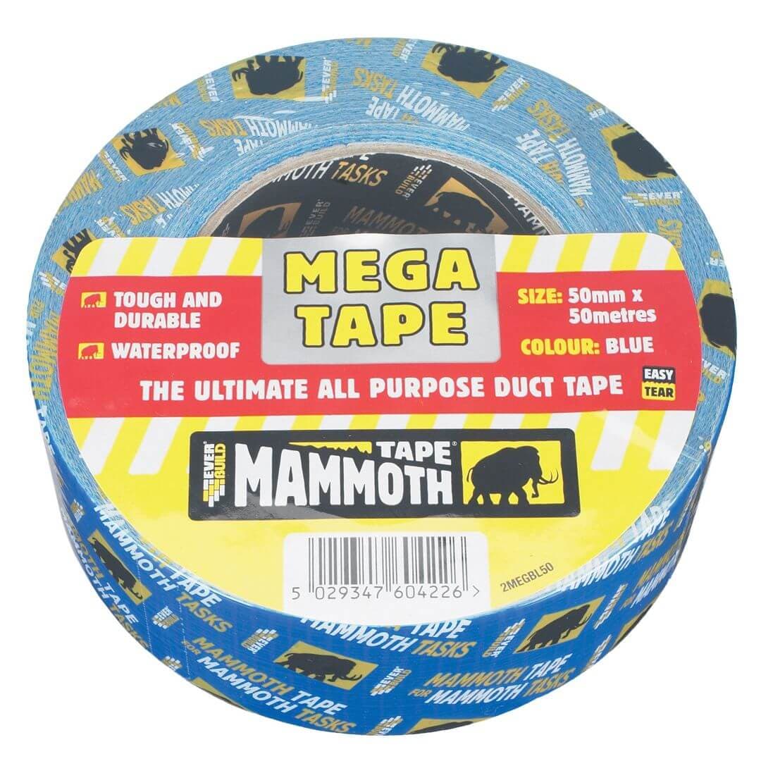 Everbuild Mega All Purp Tape Blue 50Mm 50Mtr