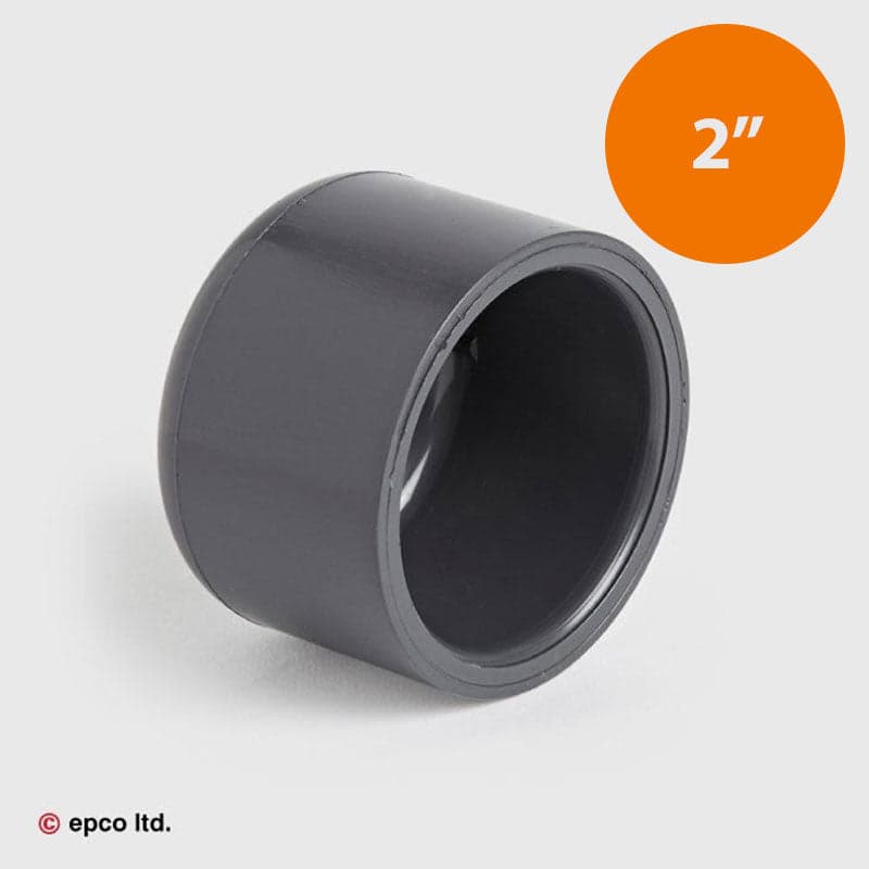 2" U-PVC Plain Cap