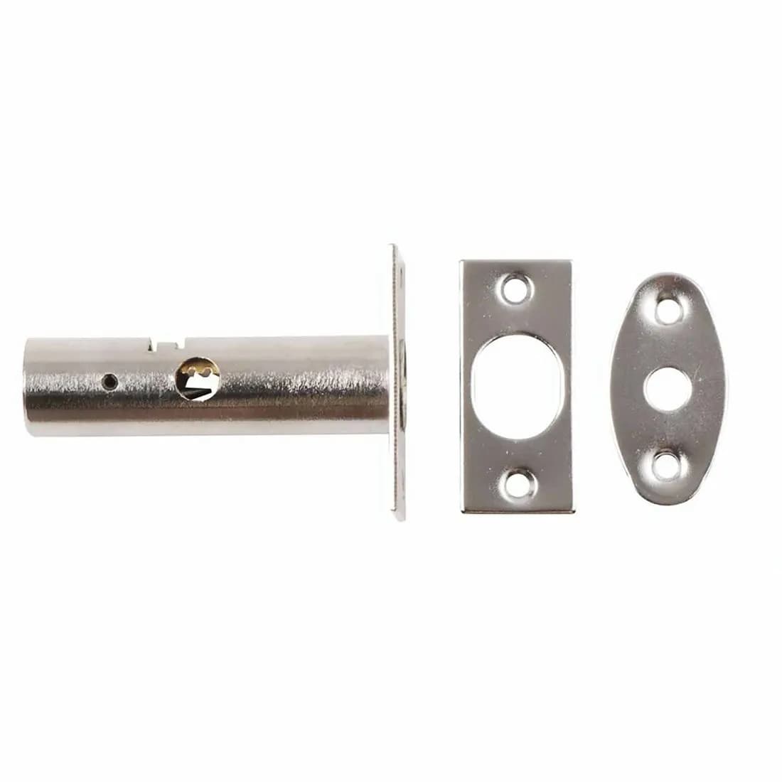 Security Door Bolt Chrome 60Mm Pk2