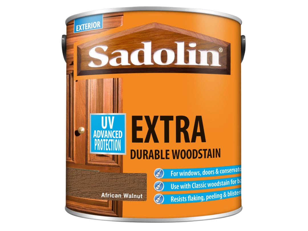 Sadolin Extra Durable Woodstain African Walnut 2.5 litre 5028556