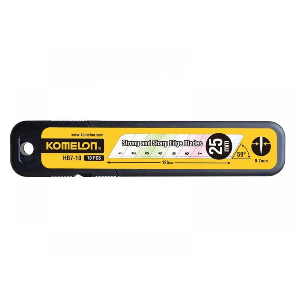 Komelon HB710 Snap-Off Blades 25Mm (Pack 10)