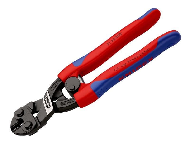 Knipex 71 32 200 71 32 200 Cobolt ® Compact Bolt Cutters Multi-Component Grip 200Mm