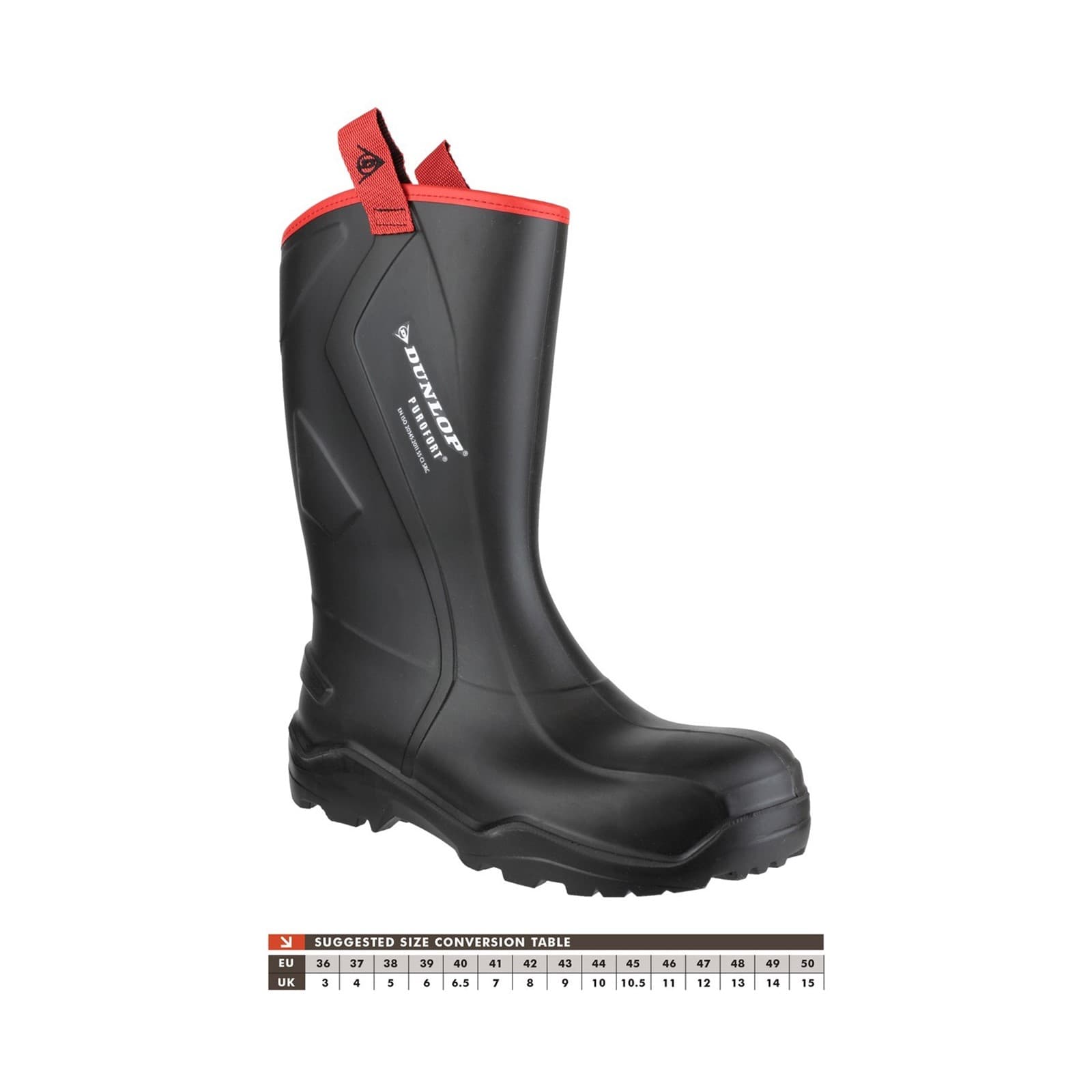 Dunlop Purofort+ Rugged Full Safety Wellingtons Size 11 21754-35016-08