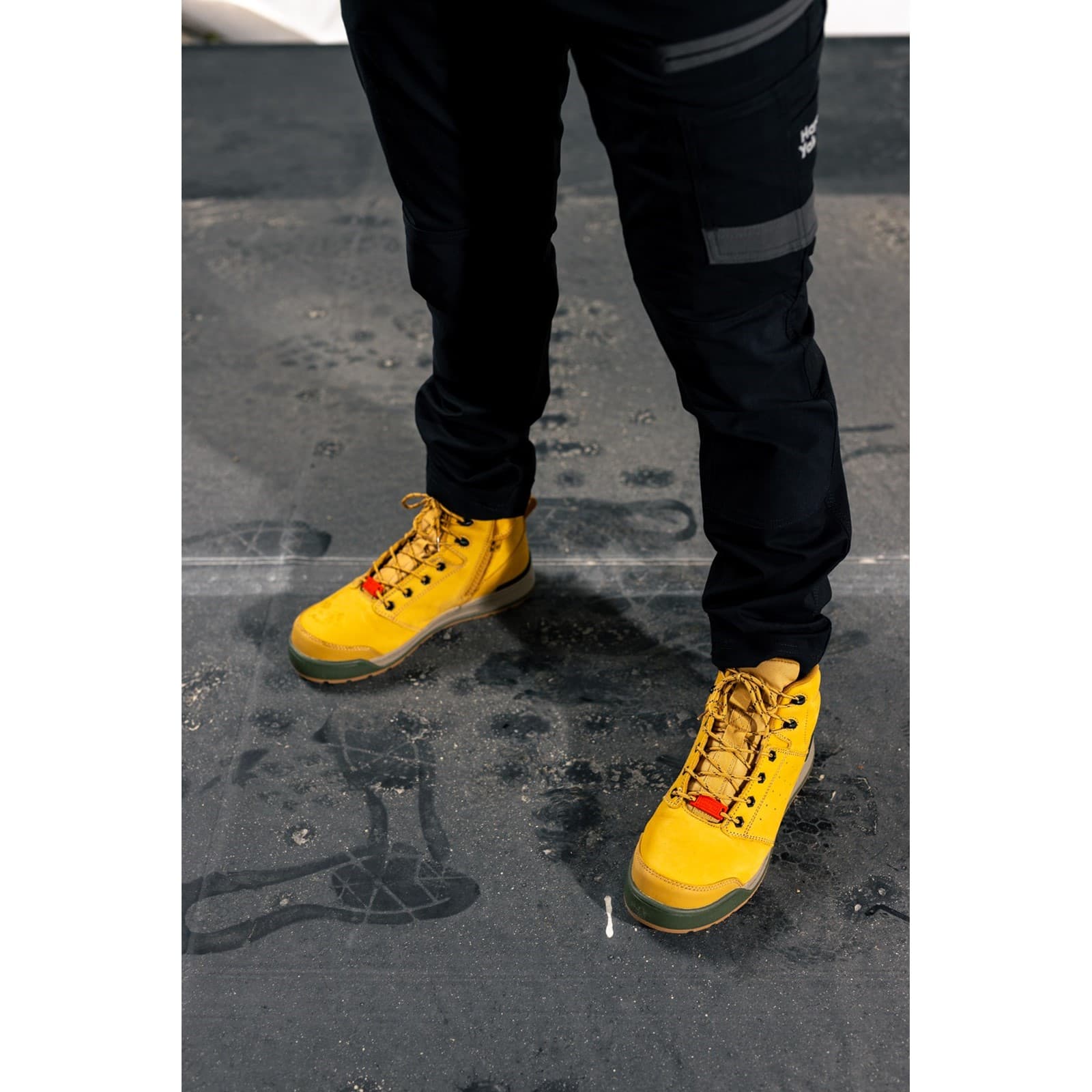 Hard Yakka 3056 Lace Zip Safety Boot Size 11 34688-59335-11