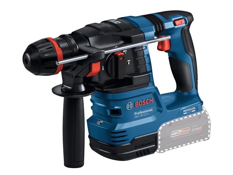 Bosch 0611924100 Gbh 18V-22 X Professional Rotary Hammer With Onechuck 18V Bare Unit