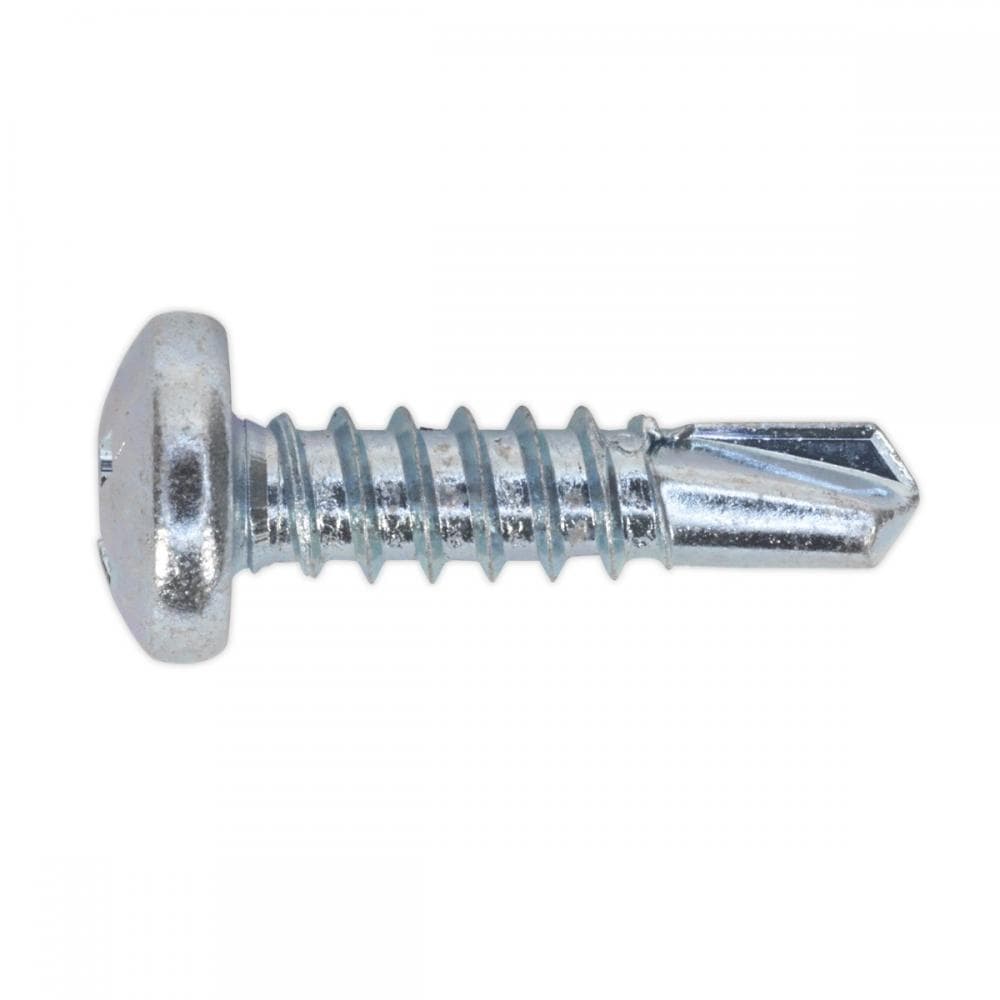 Sealey SDPH4819 Self-Drilling Screw 4.8 X 19Mm Pan Head Phillips Zinc Pack Of 100