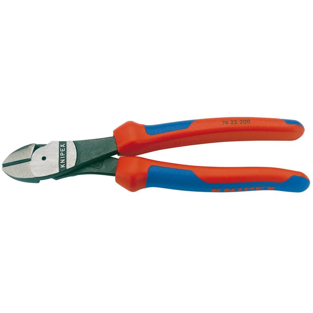 Knipex 78428 74 22 200 High Leverage Diagonal Side Cutter With 12° Head 200Mm each