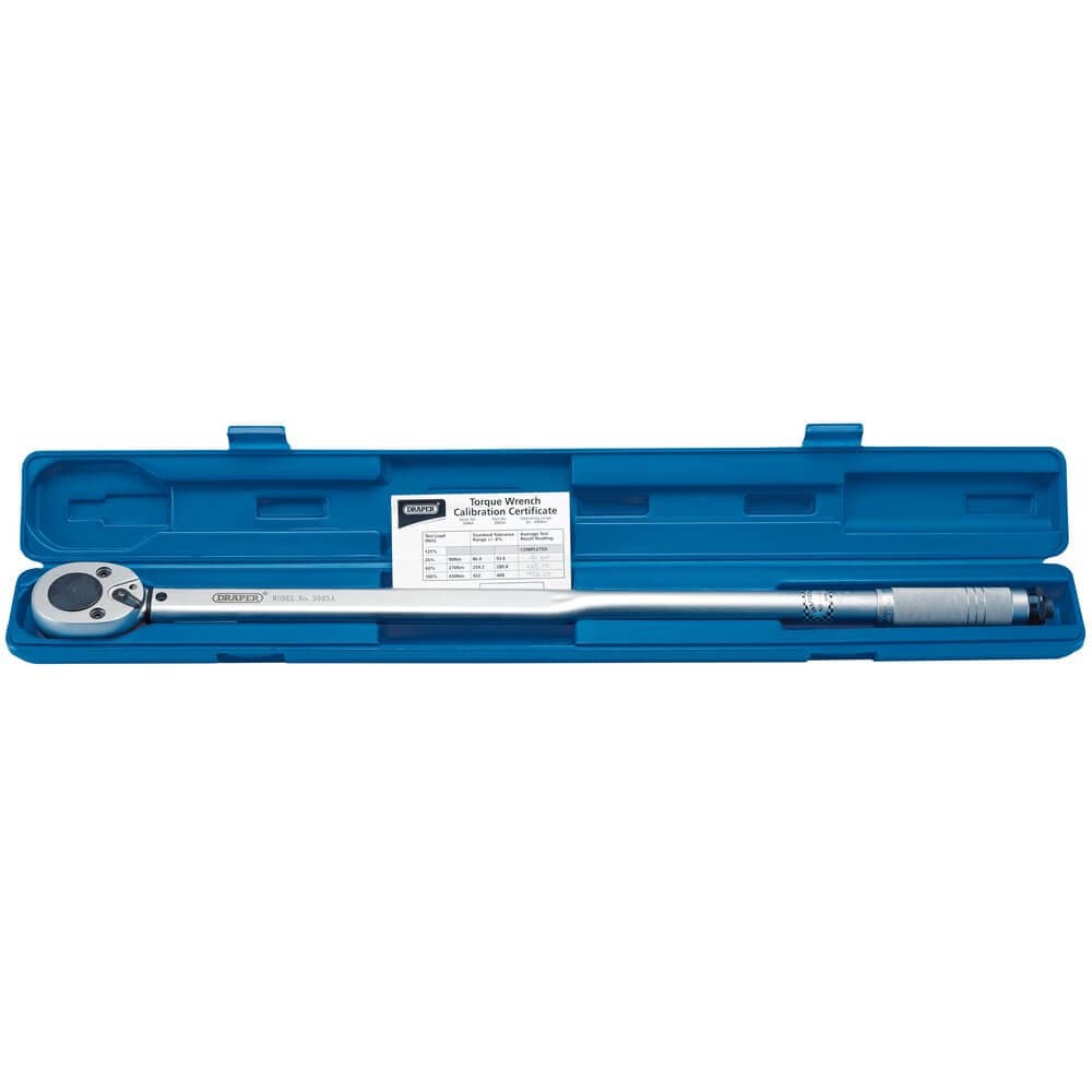 Draper 34964 Ratchet Torque Wrench 3/4in Sq. Dr. 65 - 450Nm/48 - 332Lb - Ft each