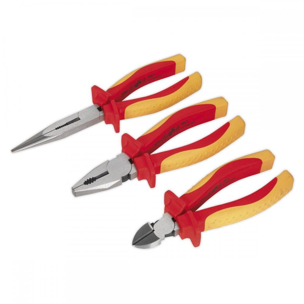 Sealey AK83452 Pliers Set 3Pc Vde Approved