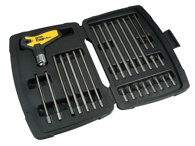 Stanley® 0-79-153 Metric Fatmax® T-Handle Ratchet Power Key Set 27 Piece