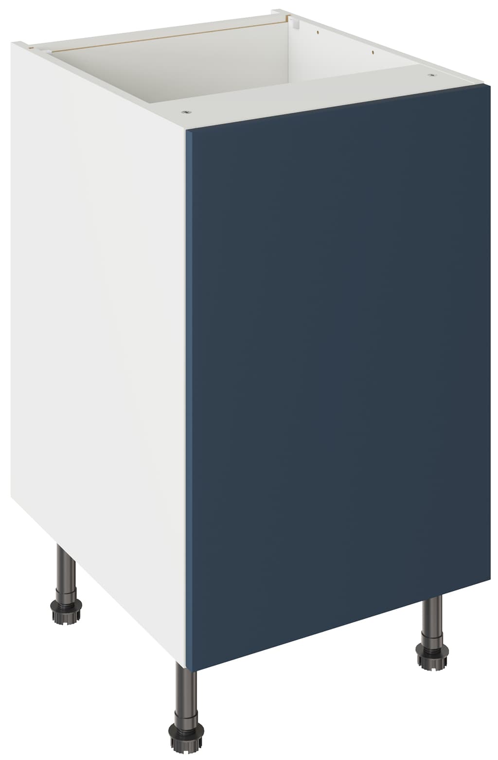 Kitchen Kit Flatpack 500 Base Kitchen Cabinet Slab Supermatt Blue
