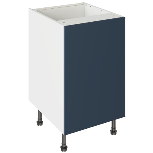 Flatpack 500 Base Kitchen Cabinet Slab Supermatt Blue