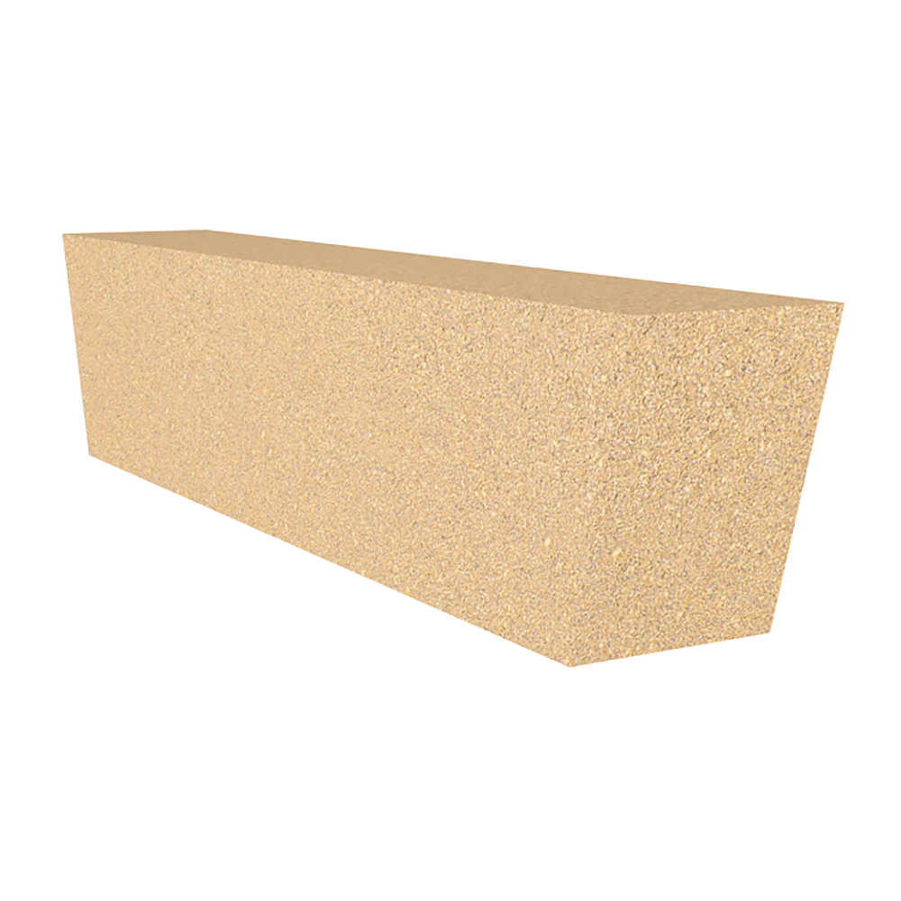 Forticrete Brown Head Splayed DH10 Bath, Size: 630x100x140mm