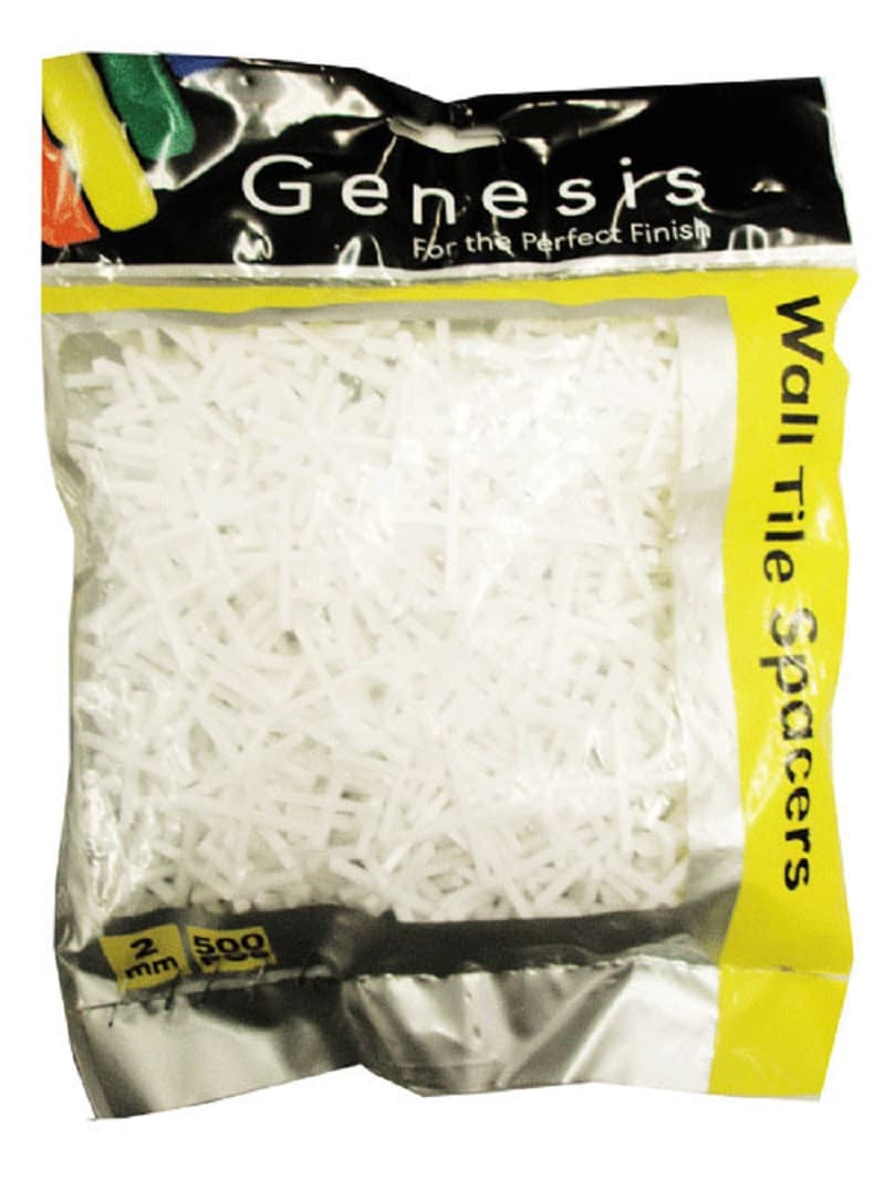 Genesis 555 2mm Wall Tile Spacers Cross Pack x 500