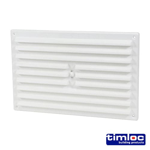 Hit & Miss Vent – Plastic - White