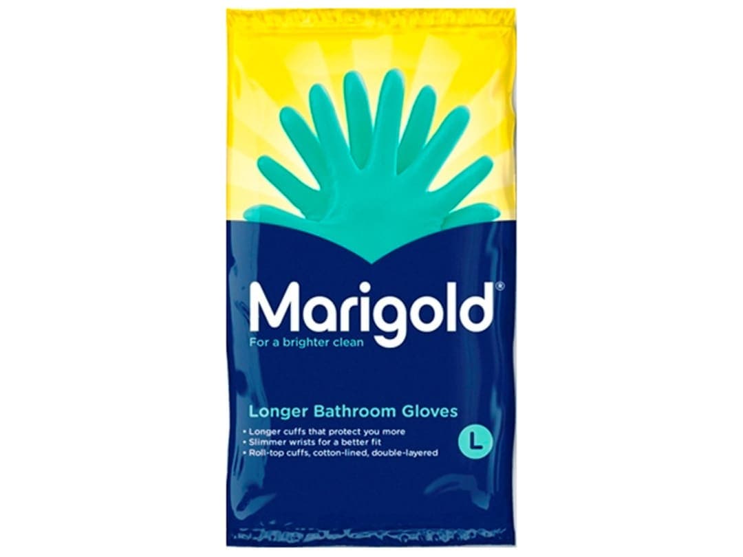 Marigold Marigold Bathroom Gloves Medium Green 175486