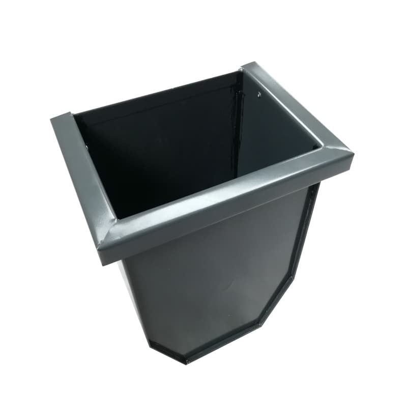 Steel Gutter Hopper - for 87mm Outlet Graphite Grey