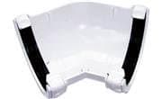 FloPlast Mini Gutter Angle - 135 Degree x 76mm White