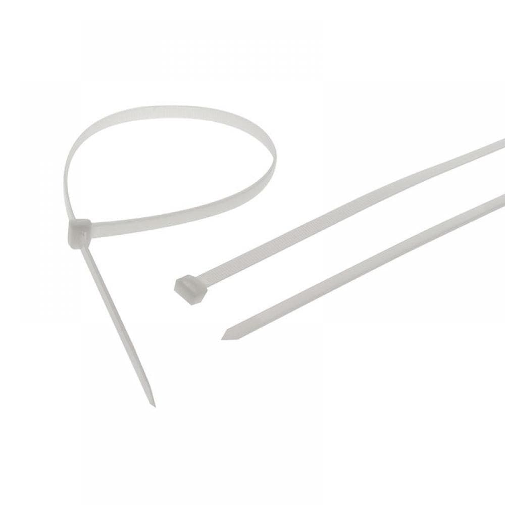 Faithfull Heavy-Duty Cable Ties White 9.0 X 1200Mm (Pack 10)