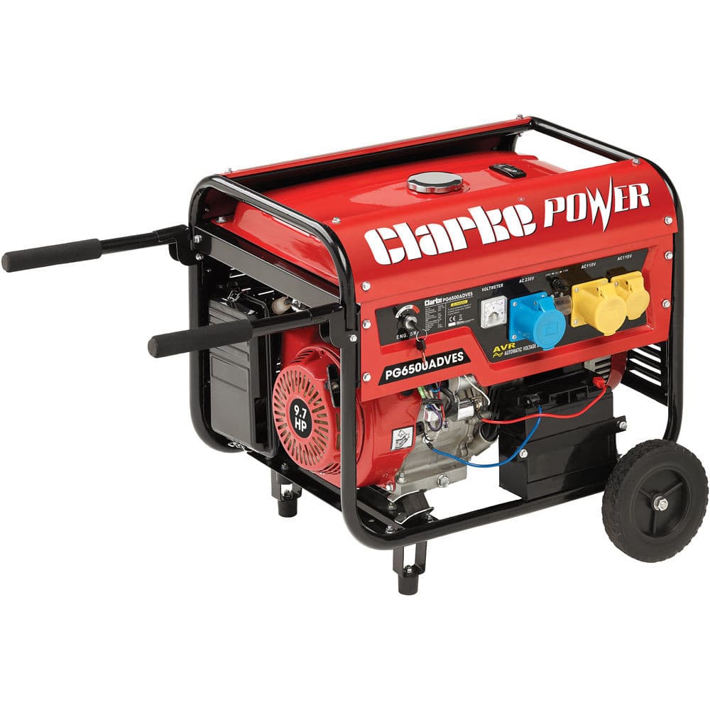 Clarke 8857856 Pg6500Adves 5500W Petrol Generator