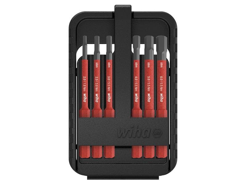 Wiha 43156 Slimbit Electric Hex Bit Set 7 Piece
