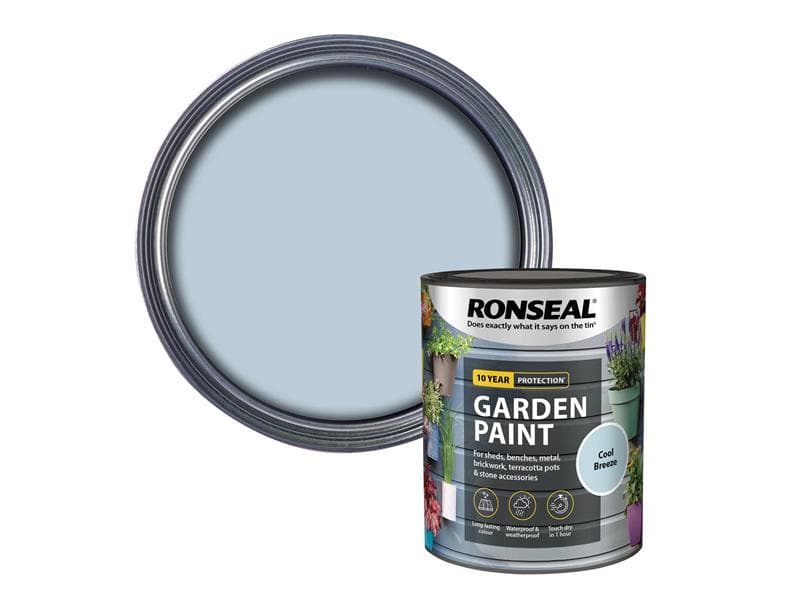 Ronseal 37398 Garden Paint Cool Breeze 750Ml