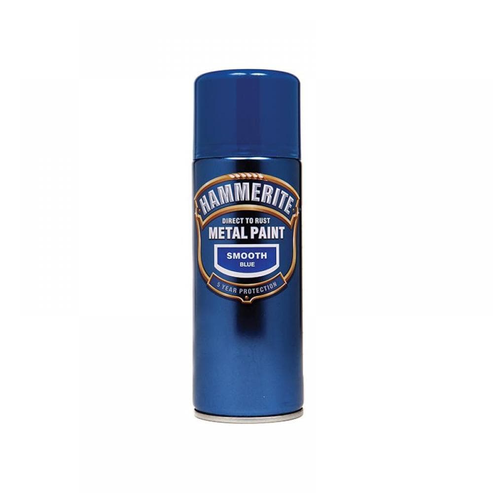 Hammerite 5092970 Direct To Rust Smooth Finish Aerosol Blue 400Ml