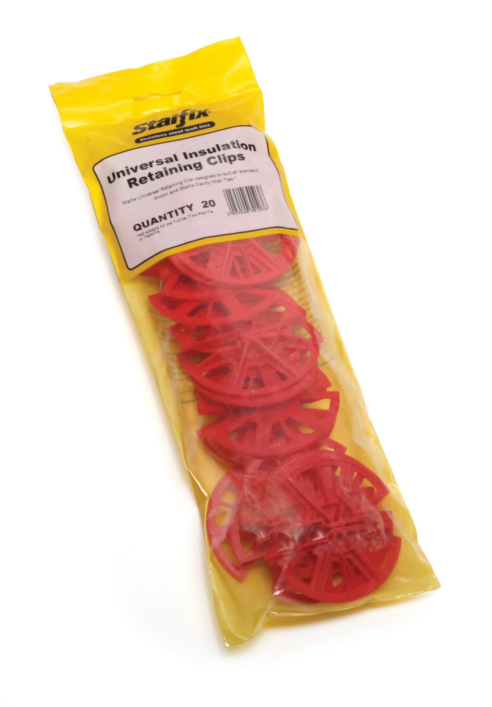 Staifix Insulation Retain Clips Pack 20