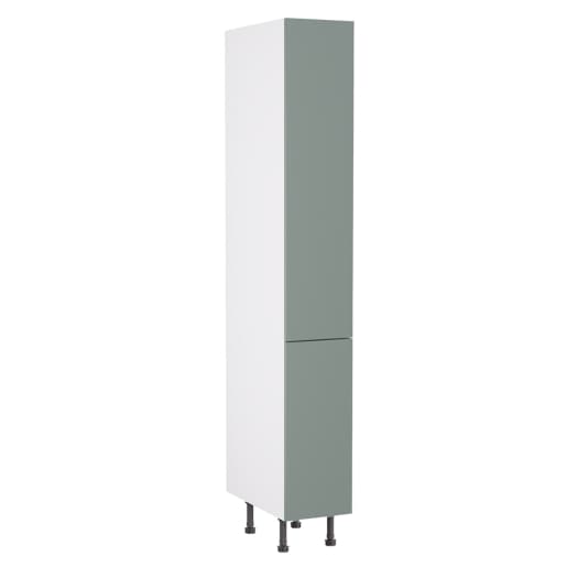 Flatpack 300 Pull & Swing Larder Cabinet Slab Supermatt Agave Green