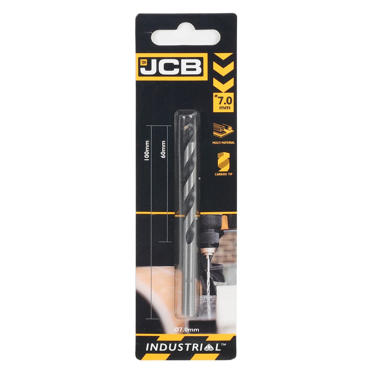 JCB 7 x 100mm Multi Purpose Drill Bit | 5055803310578