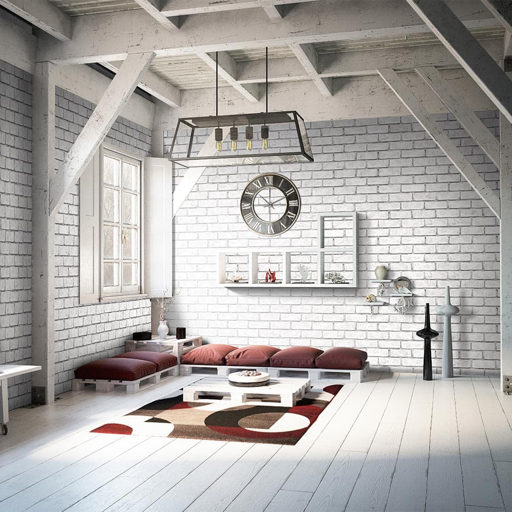 Rustic Grey Matt Brick Effect PVC Wall Panel (8mm)