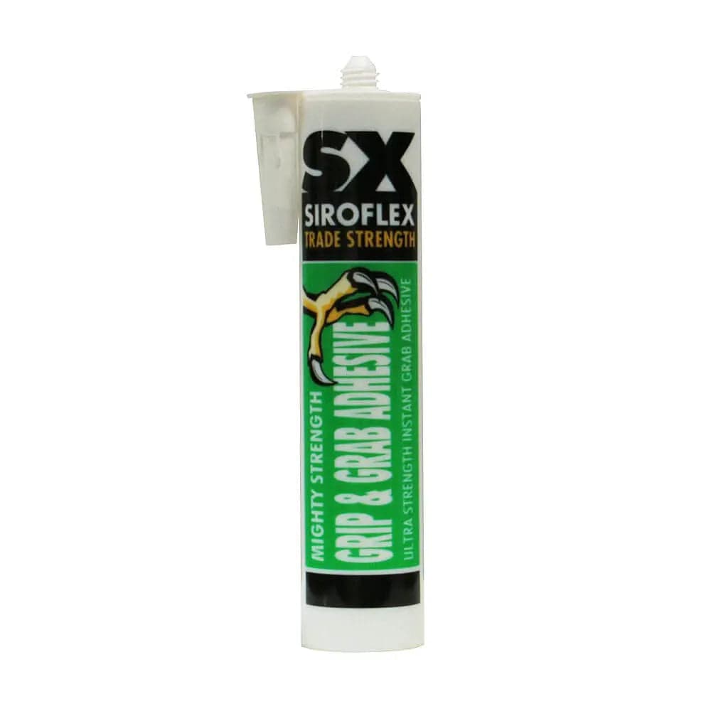 SX Mighty Strength Grip & Grab Adhesive - Heavy Duty Interior & Exterior Bonding - 290ml
