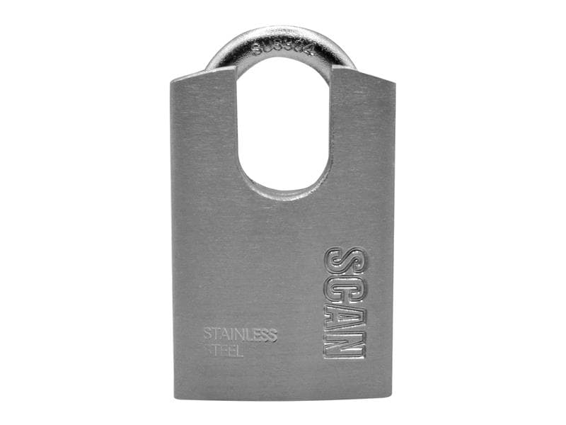Scan ZB113-40 Stainless Steel Shrouded Padlock 40Mm