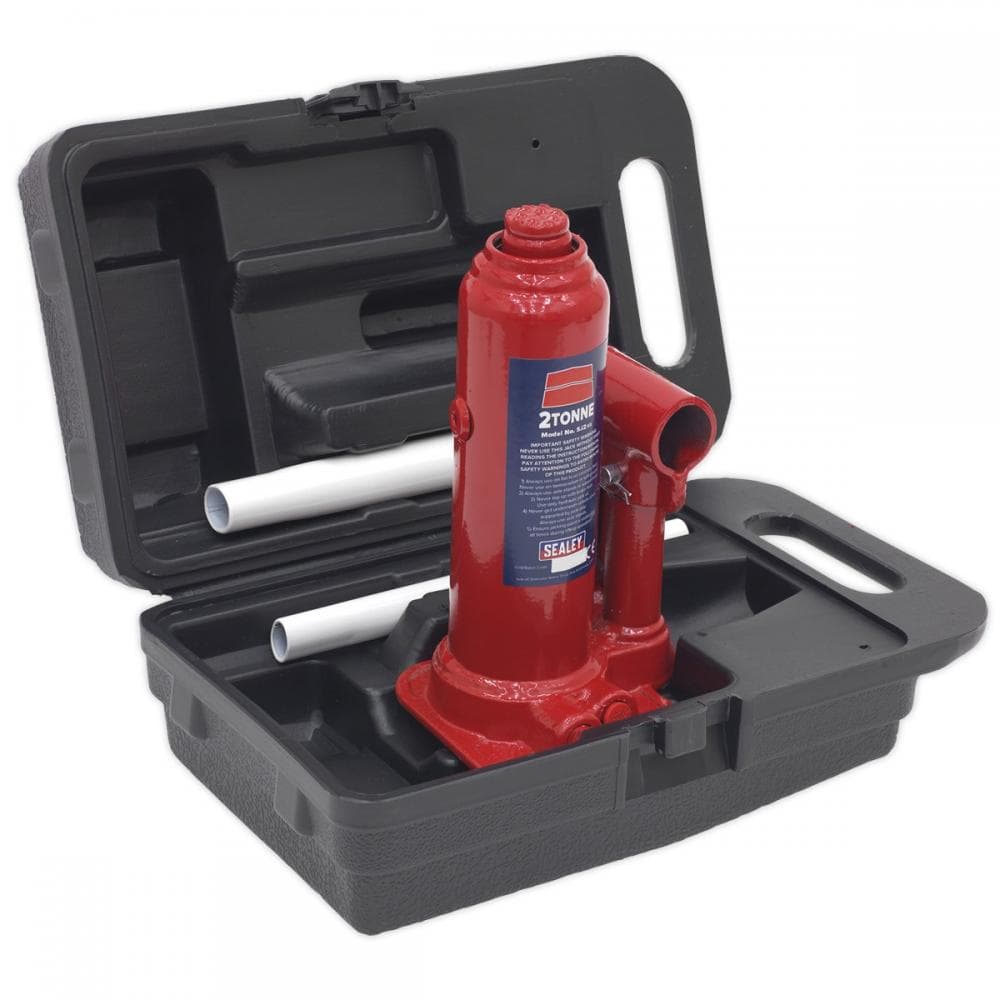 Sealey SJ2BMC Bottle Jack 2 Tonne With Storage Case