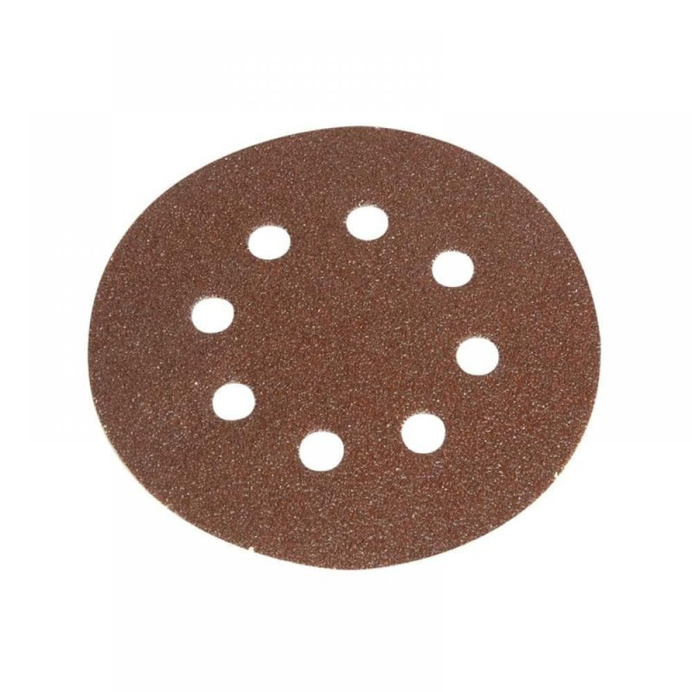 Faithfull 008135 Hook & Loop Sanding Disc Did3 Holed 125Mm Coarse (Pack 5)