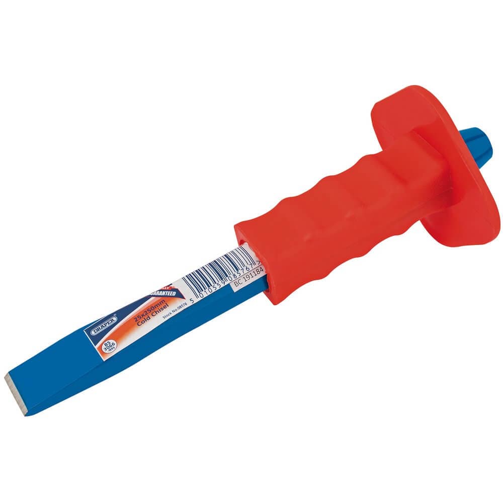 Draper 08576 Octagonal Shank Cold Chisel With Hand Guard 25 X 250Mm (Sold Loose) each