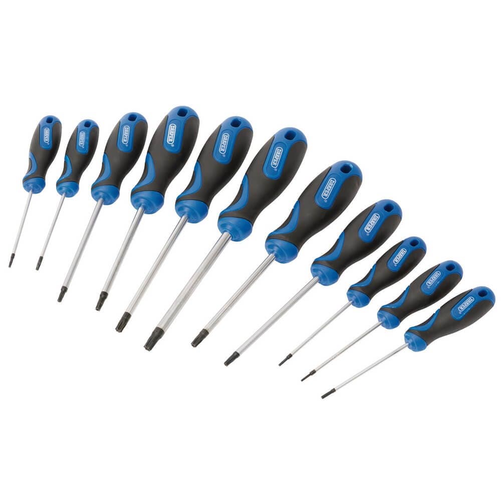 Draper 34253 Tx-Star® And Tx-Star® Security Soft Grip Screwdriver Set (11 Piece) per set