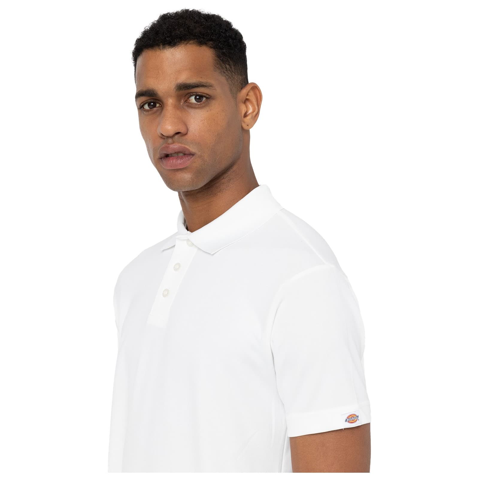 Dickies Everyday Polo Shirt Size Lge White 36979-69070-05