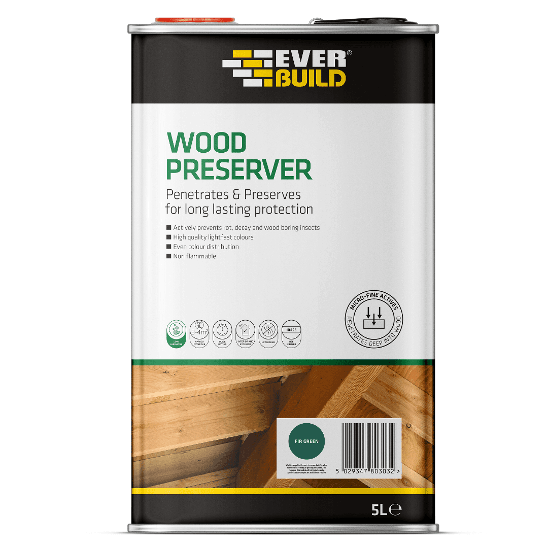Everbuild Fir Green Wood Preserver 5L