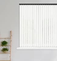 Guardian 89 White Electric Vertical Blinds Polyester