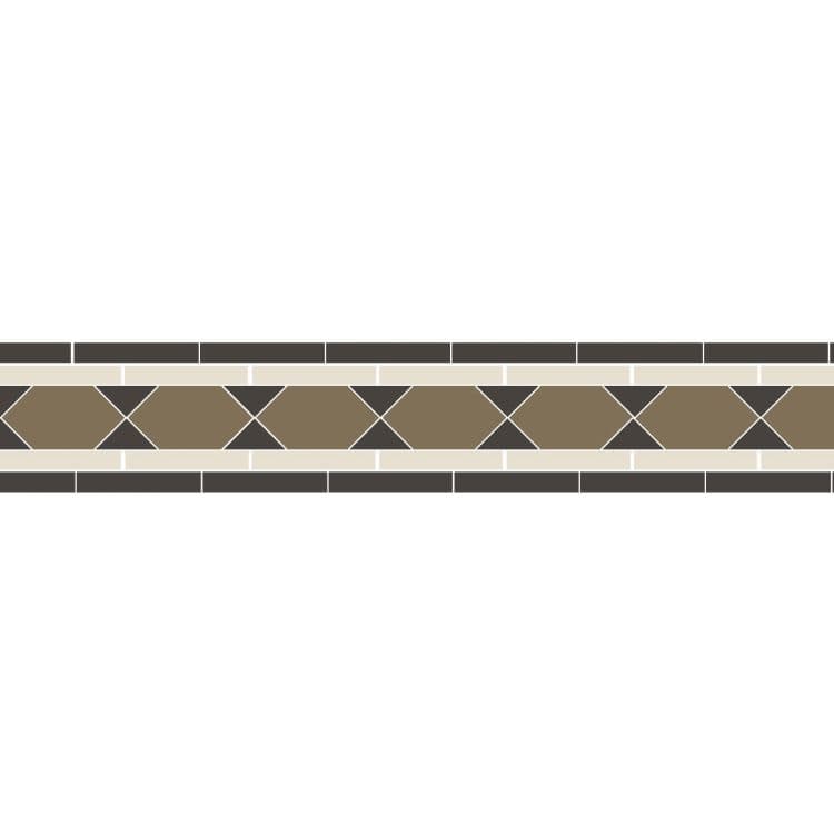 Original Style Victorian Brunel Green and Black Border