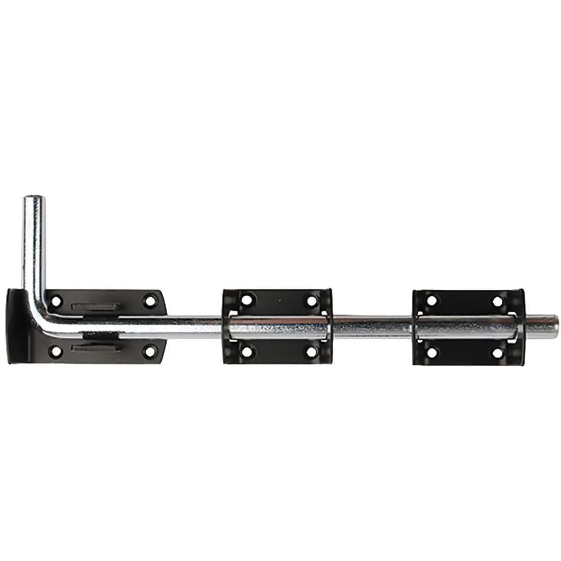 Garage Door Drop Bolt Black Japanned 457Mm