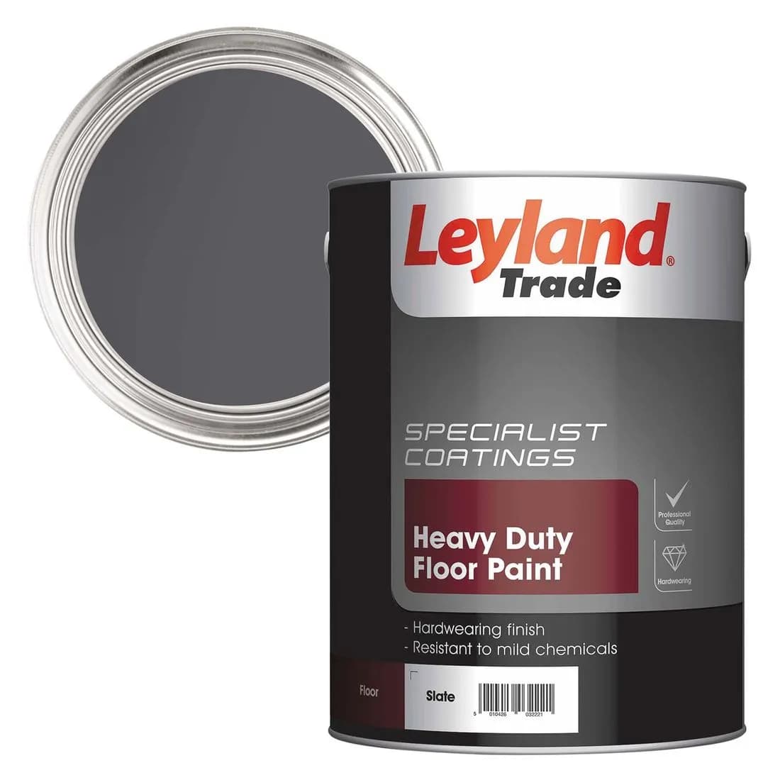 Leyland Heavy Duty Floor Paint Slate 5L