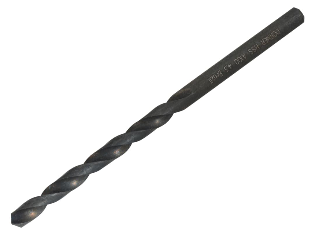 Dormer A100 HSS Jobber Drill Bit 4.30mm OL:80mm WL:47mm A1004.3