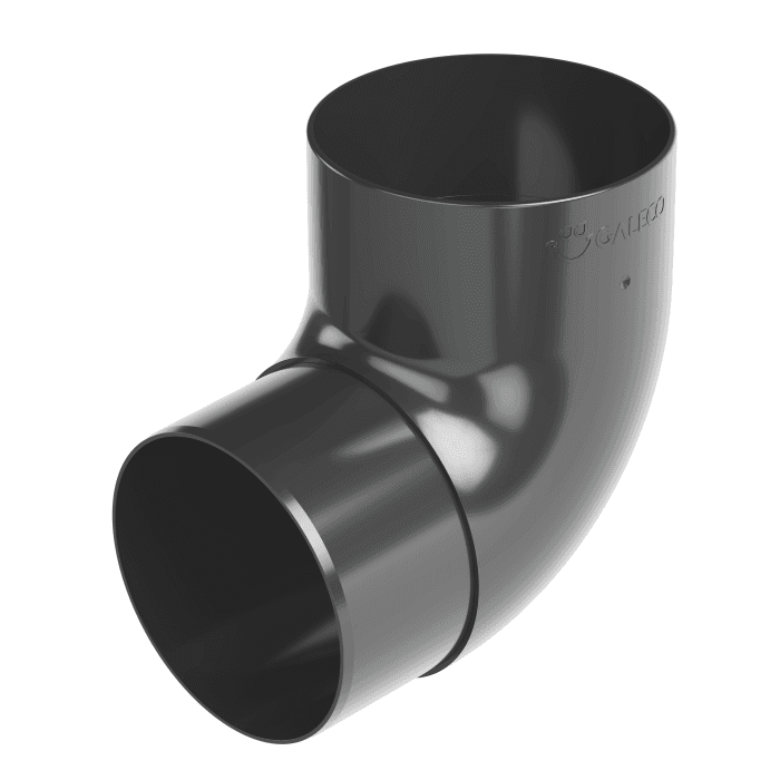 Galeco Industrial Downpipe Bend - 87 Degree x 100mm Graphite