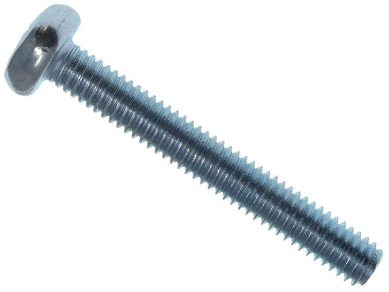 Metalmate® MEMMSPAN0430 Machine Screw Pozi Compatible Pan Head Zp M4 X 30Mm Box 25