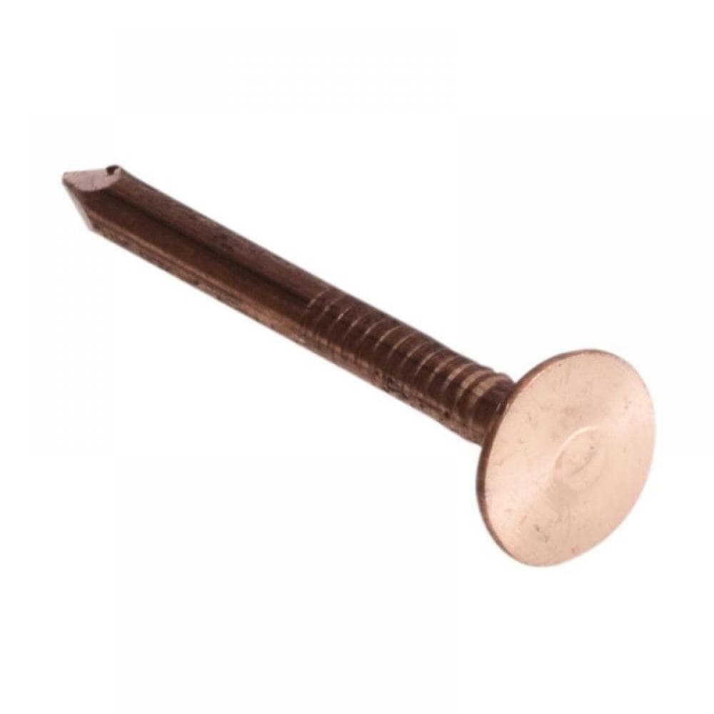 Forgefix 1NLC38335C Multi-Purpose Clout Nails Copper 38 X 3.35Mm (1Kg Bag)