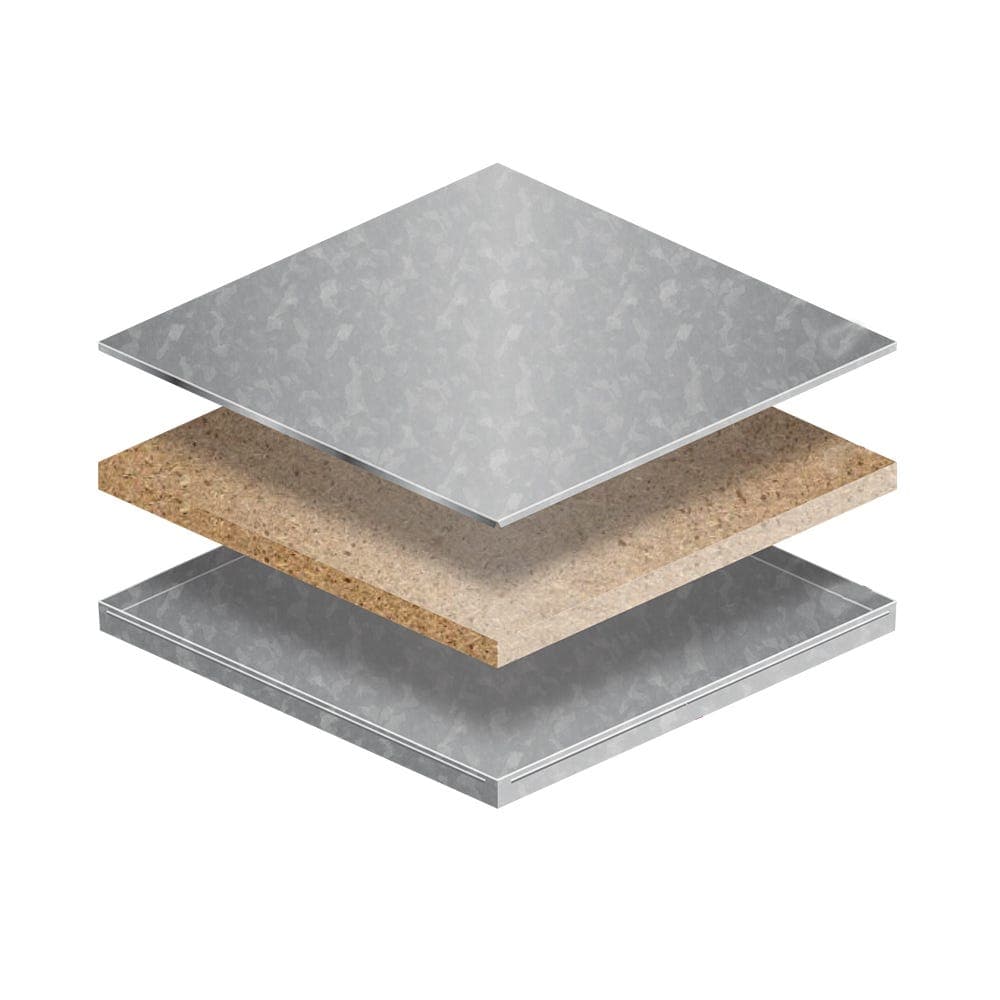 Bathgate BGM600 Raised Floor Panel PSA Medium Grade Steel Encapsulated Bare Panel 600mm x 600mm x 31mm